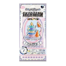 3D Puffer Sticker Decoratieve Sticker voor Telefoonhoesje,-Paars