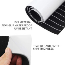 Self-Adhesive EVA Foam Teak Decking Yacht Marine Flooring Synthetic Boat Floor Mat 2400X450X6mm