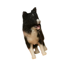 Gedetailleerde miniatuur dierenstandbeeld hars-Bordercollie