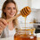 Practical Wooden Honeys Spoon Ergonomic Handle Stirring-8cm 3