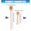 Practical Wooden Honeys Spoon Ergonomic Handle Stirring-8cm 4