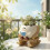 Unique Cute Head Flower Planter Resin Unique Sit-read a book 6