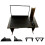 Multifunctional Foldable Laptop Stand Tablet Holder for-Black 6