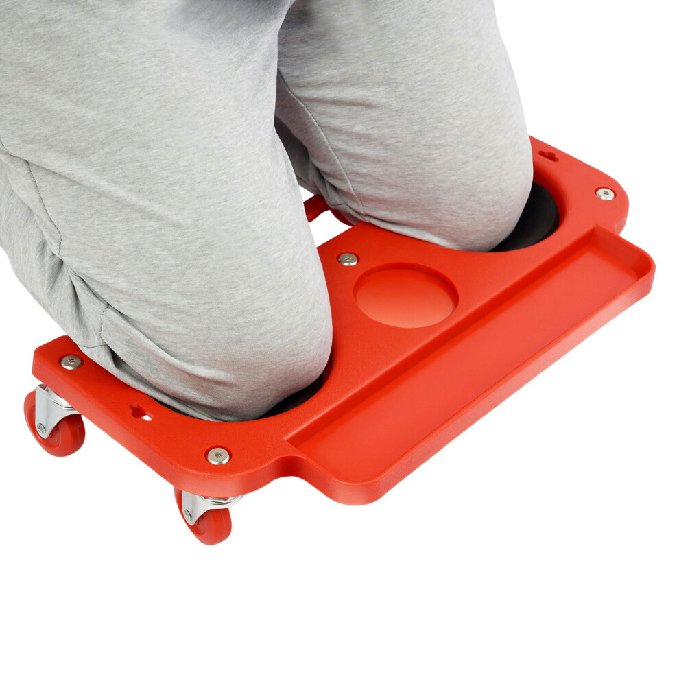 Rolling Knee Pads With Ergonomic Support And Tool Tray For Flooring, Tiling And Painting 9073542898627