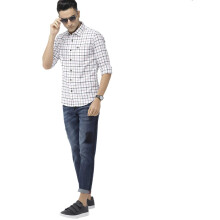Camisa Slim para Homem The Indian Garage Co (0719-SH06-01- Branco Médio)