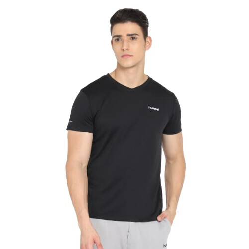 Hummel Hummel Ανδρικό Κανονικό T-Shirt (3430040_L_Mαύρο)