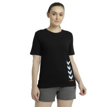 T-Shirt Hummel Tany de Algodão com Gola Redonda e Manga Curta para Mulheres