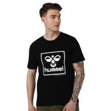 Camiseta de Algodão Hummel para Homens (8905402012779, Preto, XL)