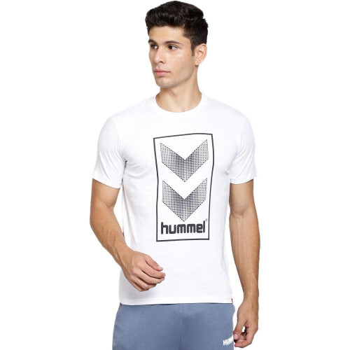 Hummel T-Shirt Hummel Sudo Ανδρικό Λογότυπο Λευκό - M