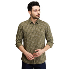 Camisas Masculinas Olive Being Human (Tamanho: 2XL) - Bhmls24507 - Olive