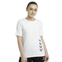 Camiseta Hummel Tany de Algodão com Decote Redondo e Manga Curta para Mulheres
