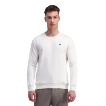 Arrow Sports Sweatshirt Off White Men Crew Neck Long Sleeve Cotton Regular Fit (Asaiss3939_Off White_Xxl)