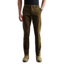Arrow Sport Heren Slim Fit Katoenen Broek Mid Rise (Asaetro3014_Brown_32)