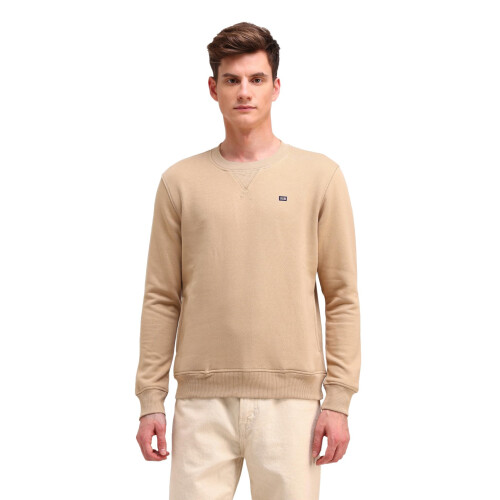 Arrow Sports Ανδρική Μπεζ Σαλοπέτα Crew Neck Μακρυμάνικη