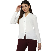 Camisa de Mulher Allen Solly de Corte Regular (Ahtscrgfu46046_Branco)