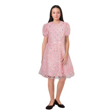 Φόρεμα Allen Solly Junior A-Line Πολυεστερικό Γόνατο (Agdrergfo49517_Ροζ)