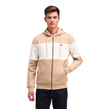 Sweatshirt Casual Masculino Beje com Capuz e Mangas Longas (Asaiss3957_Beige_M)