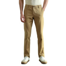 Arrow Sport Heren Slim Fit Katoen Effen Mid Rise Broeken (Asaetro3013_Bruin_34)