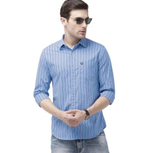 Camisa Slim Masculina The Indian Garage Co (1019-SH24-02- Azul XX-G