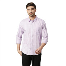 Camisa Casual Slim Fit em Algodão 100% com Gola Larga e Manga Longa Thomas Scott