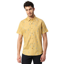 Thomas Scott Ανδρικό Πουκάμισο Slim Fit 100% Βαμβάκι Μουσταρδί