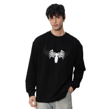 The Souled Store Officiel Marvel : T-Shirts Oversize Ă Manches Longues Venom Multicolores