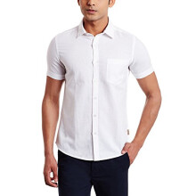 Flying Machine Ανδρικό Casual Πουκάμισο (8907163622662_Fmsh6679_Xx-Large_Λευκό)