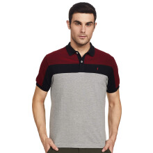 Indian Terrain Ανδρικό Πόλο Slim Fit (Itmts00621Redss_Red_S)