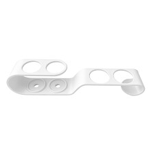3D-gedruckter Zahnbürstenhalter, Badezimmerregal,-Weiß