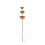 Rusty Iron Rainwater Collector Decorative Stake For-Bird baths 1