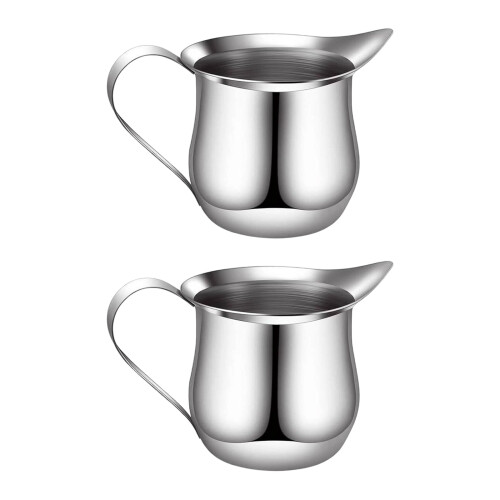 Stainless Steels Bells Creamer Frothing Pitcher Mini Cup-60