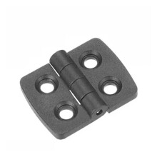 Black ABS Cabinet Hinges 20Pcs Overlay Concealed Door Hinges with 360 Rotation Silent Smooth Motion
