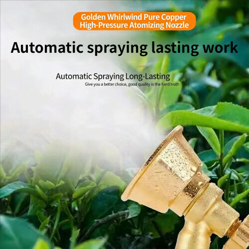 Agricultural Atomization Nozzle Sprayer Nozzle Aluminum Gold 1