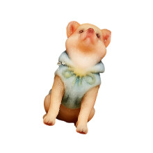 Handmade Miniature Pet Sculpture 3D Printed Resin-pine dog boy