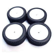 73mm RC Car Tires for Wltoys 144001 124018 124019, 1/14 Wheels Set for LC Racing, Durable Directfit Replacement