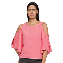Harpa Dames Effen Regular Fit Top (Gr3747C_Pink_Small)