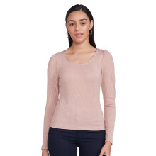 Blusa Regular Feminina Harpa Basics Sólida (Gr6161_Rosa Grande)