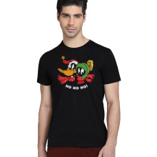 Free Authority Looney Tunes Trykt Regular Fit Sort Bomulds T-Shirt til Mænd