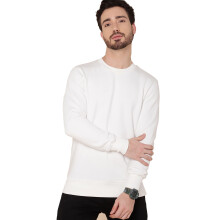 Free Authority Assorteret Printet Regular Fit Hvid Poly Cotton Herre Hoodie Sweatshirt
