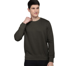 Moletom Masculino Regular Fit Verde de Algodão Poliéster Com Estampa