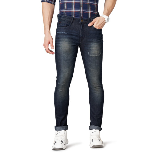 Hardsoda Ανδρικό Τζιν Μπλε Slim Fit από Βαμβάκι Πολυεστέρα Λύκρα