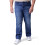 Hardsoda Ανδρικά Plus Size Bootcut Mid-Rise Ελαστικά Τζιν (Μπλε_42) 1