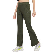 Domin8 Γυναικείο Παντελόνι Rib Pintuck Flare Υψηλής Ελαστικότητας | Άνετο και Μοντέρνο