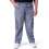 Hardsoda Ανδρικό Plus Size Cargo Παντελόνι Μέσης Γκρι (44) 1