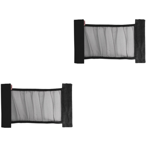 2Stk Elastisches Auto Kofferraumnetz Aus Oxford Stoff, Schwarz 2