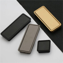 Gold Zinc Alloy Sliding Door Flush Pull Handle 128mm with Flush Shovel Design and Elegant Finish