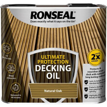 Natural Oak Decking Oil 2.5L | Deep Penetrating Wood Treatment