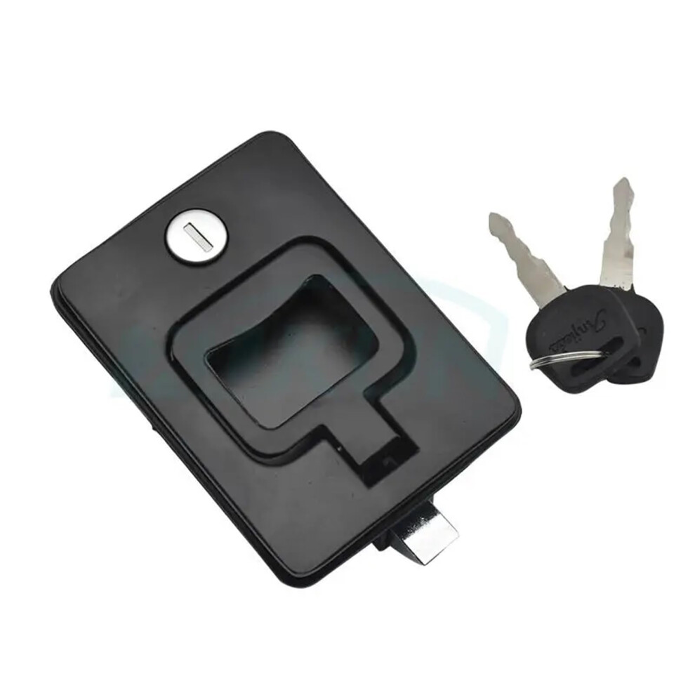 Xk117 Black Zinc Alloy Cabinet Paddle Lock For Truck Toolbox And Gate, Heavy Duty Corrosionresistant 9073542899372