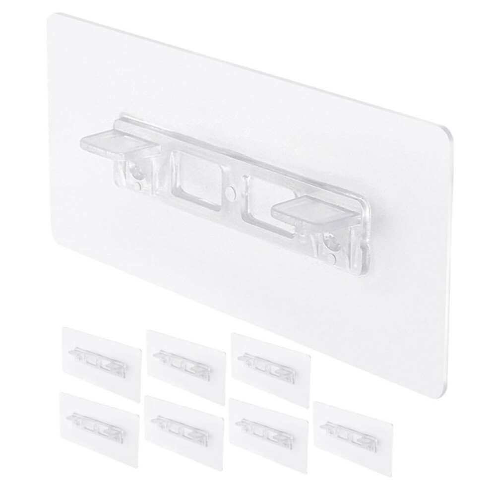 8Pcs No Drill Shelf Support Pegs Adjustable Durable Brackets For Kitchen Cabinet Storage 9771547754855