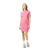 Lacoste Damen Piqué Strick Polo Kleid (Ef77672R3) Pink